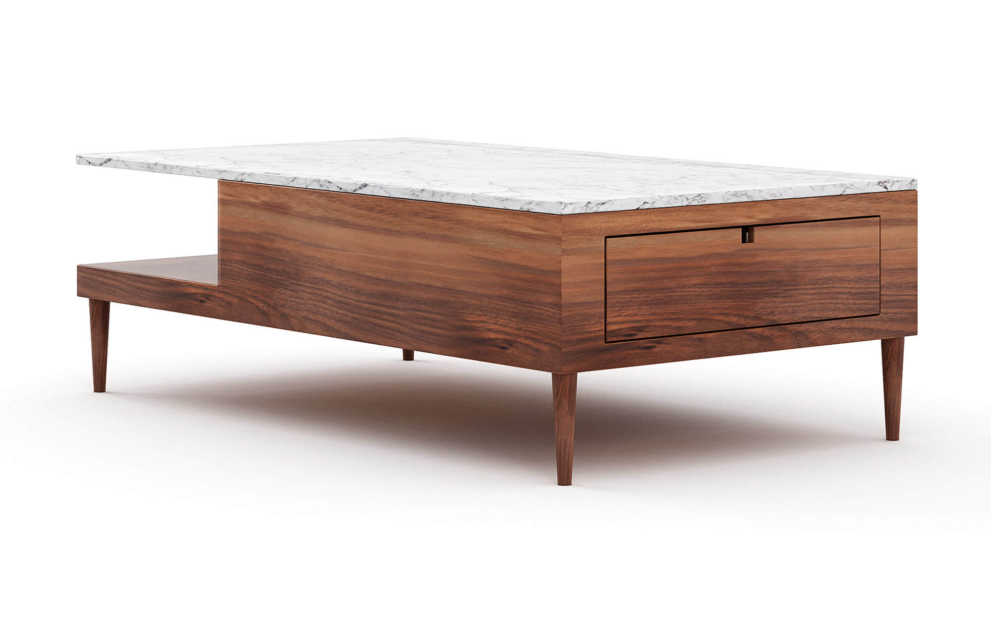 G: 53" x 30" size shown in walnut with the drawer option