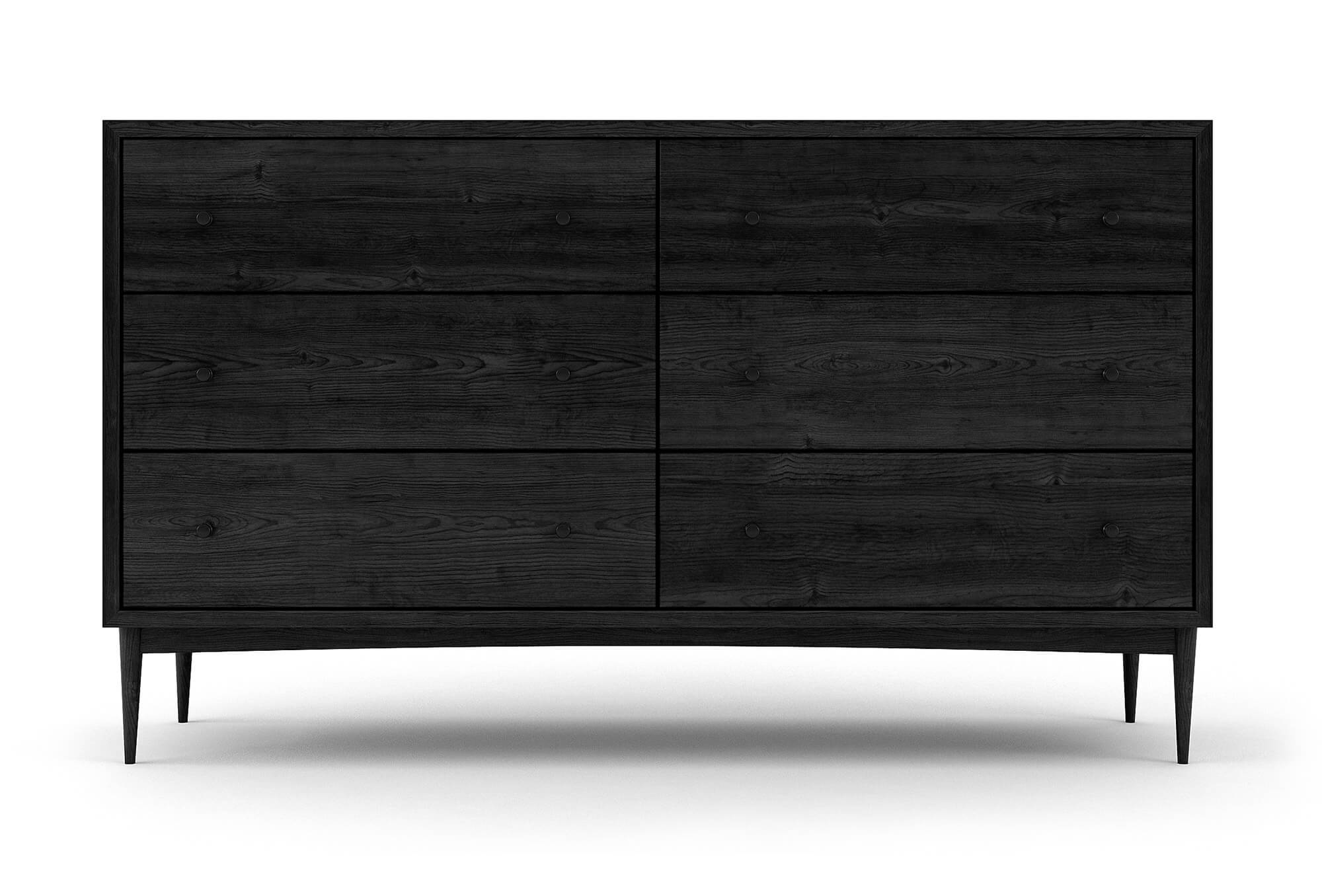 Shown in black oak