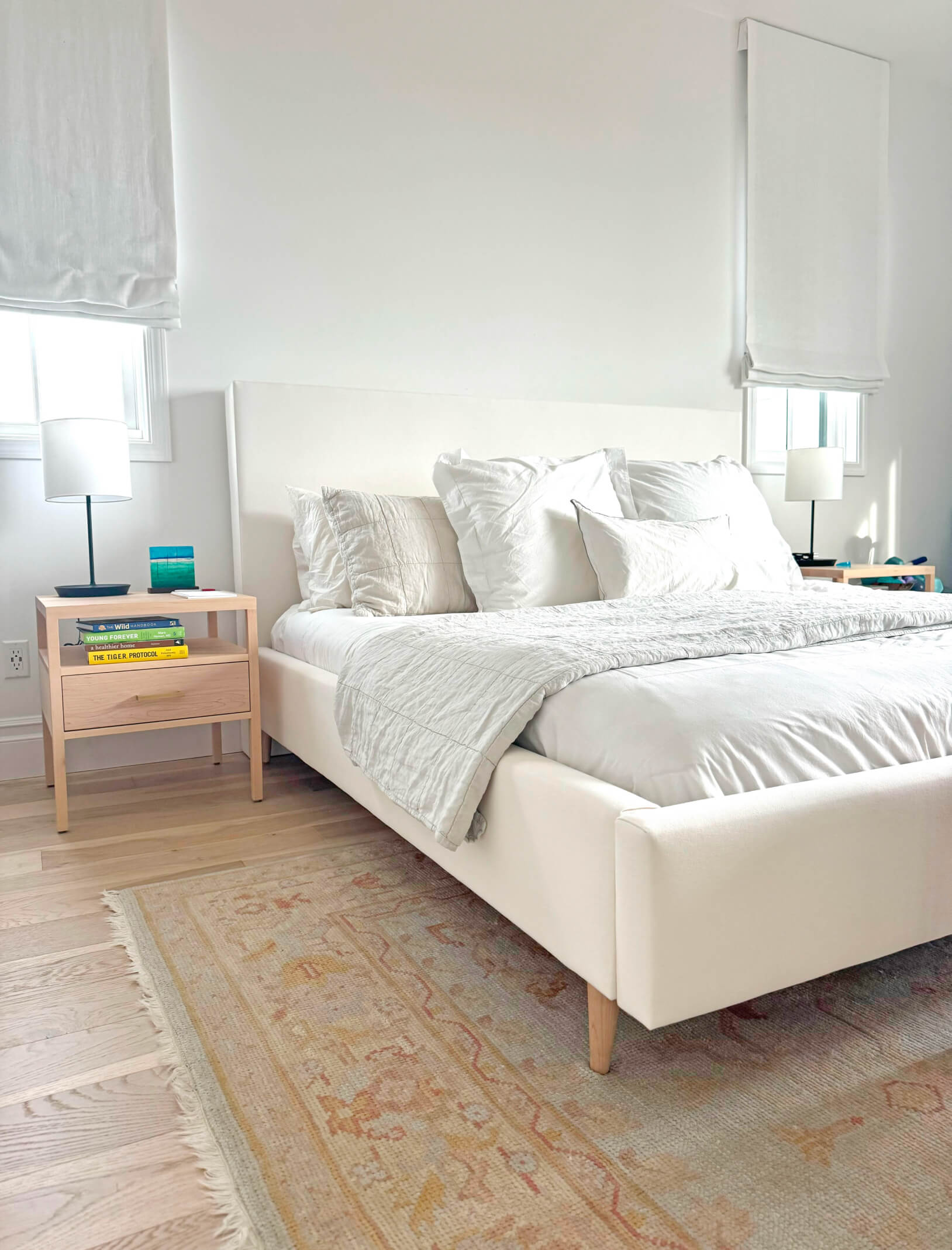 IRL: Bramo Bed with Maple Legs