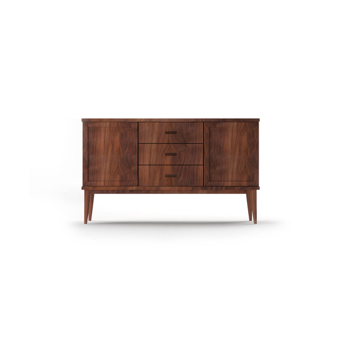 walnut harrison credenza