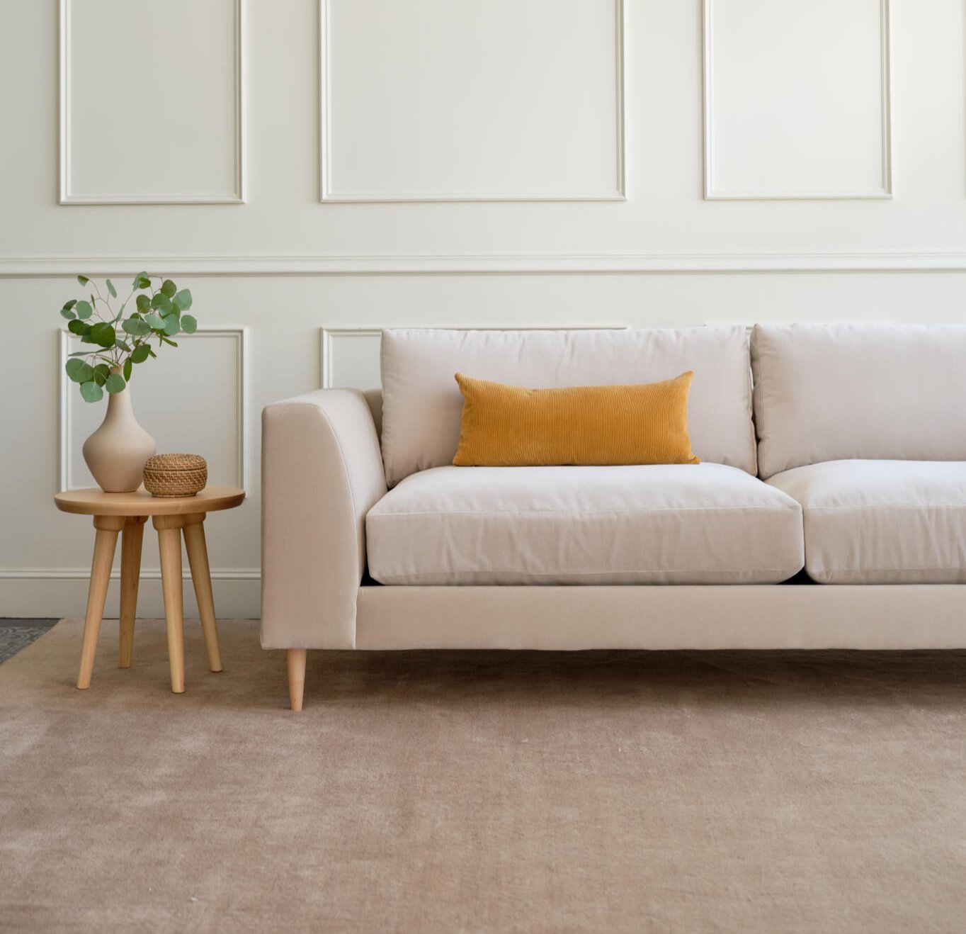 Dekayess in Osier Driftwood fabric