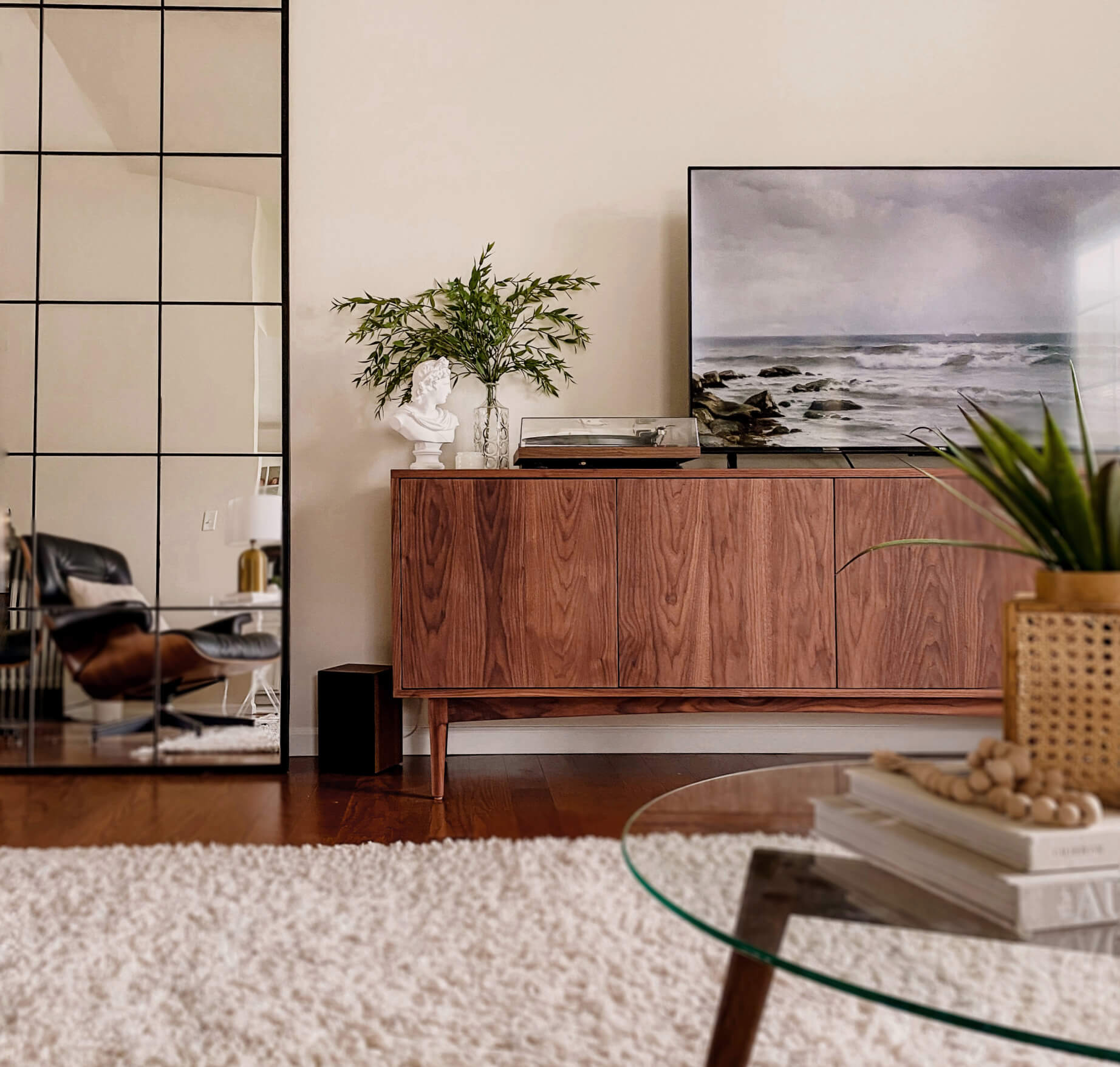 IRL: Emilia Credenza in Walnut