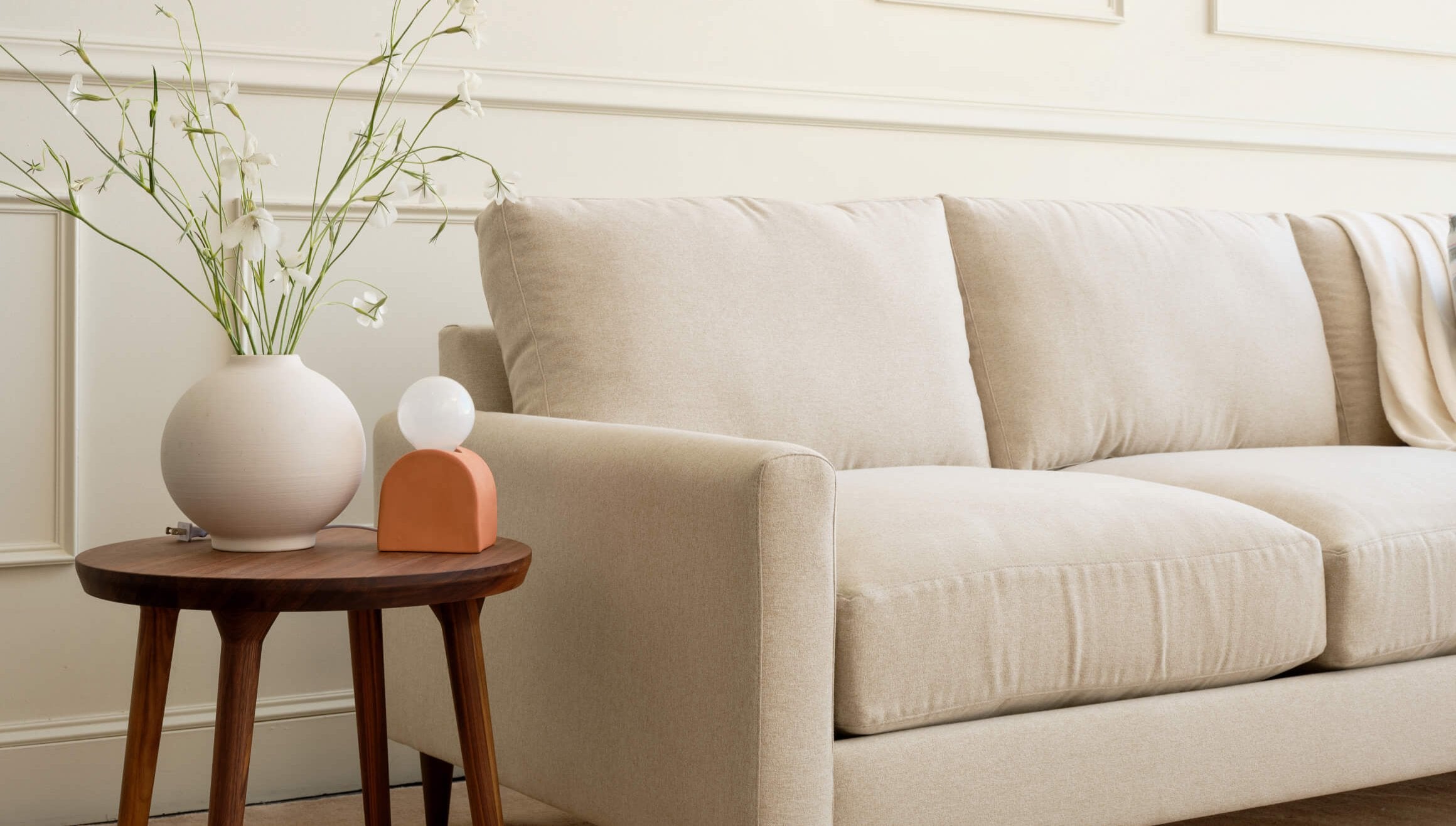 Lala 91" Sofa in Mahonia Sand