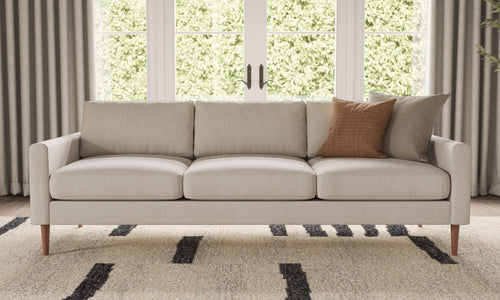 IRL: Lala Sofa in Juneberry Porridge fabric