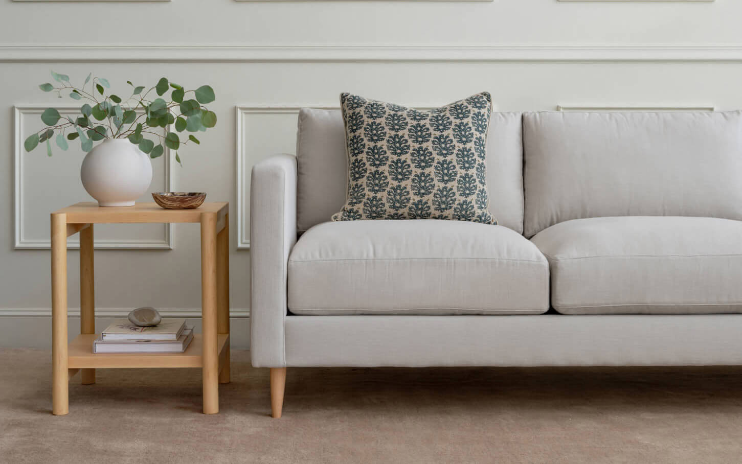 Mota in Larkspur Hemp fabric