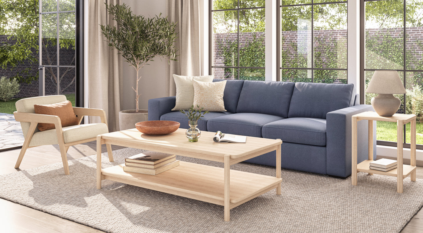 Rio Sofa from Medley built with more nontoxic materials. 