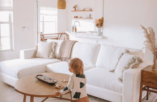 IRL: Rio Chaise Sectional in Mahonia Pearl