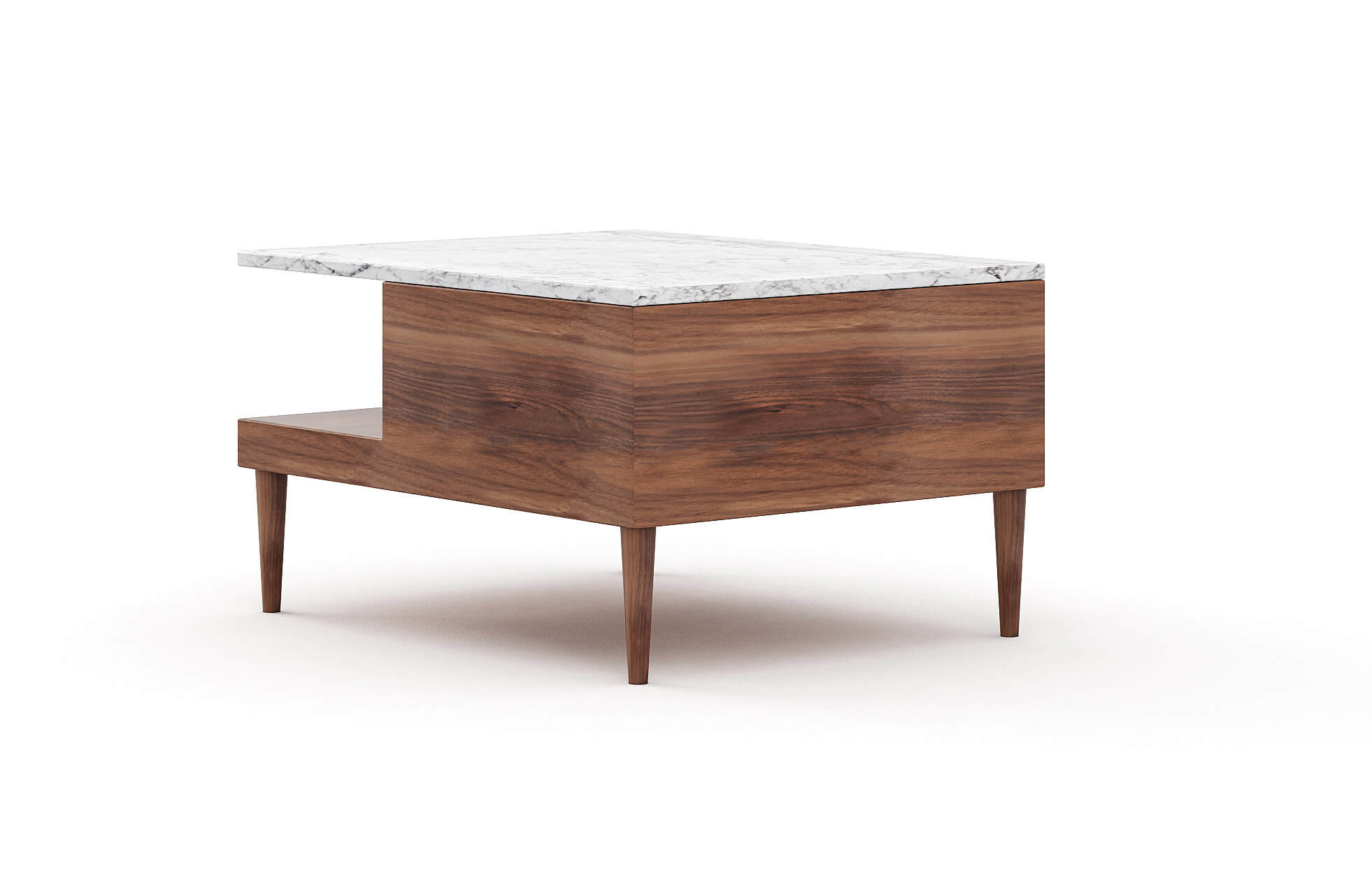 G: Shown in walnut without a drawer