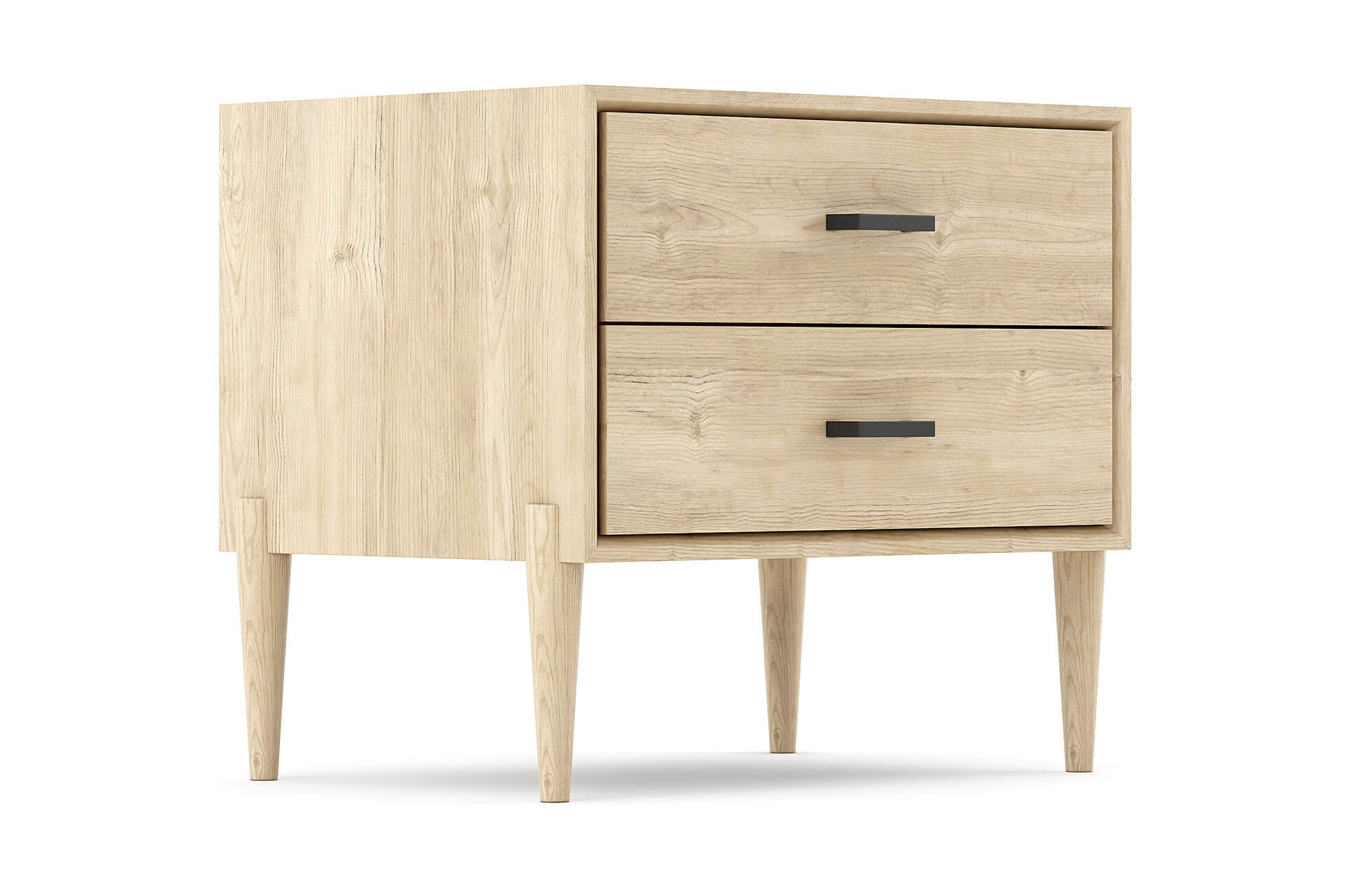 Shown in White Oak with pulls