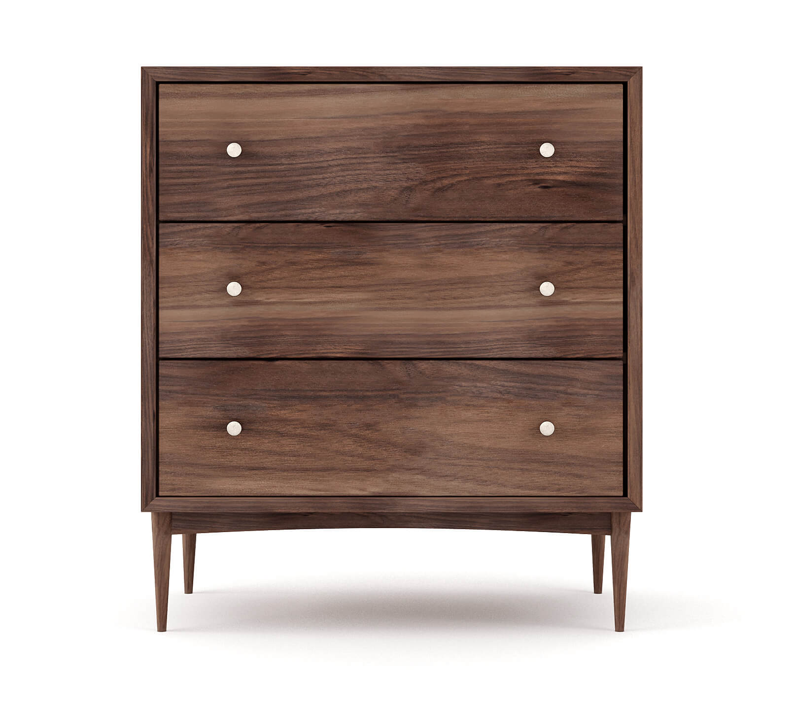 G: Shown in Walnut with brass knobs