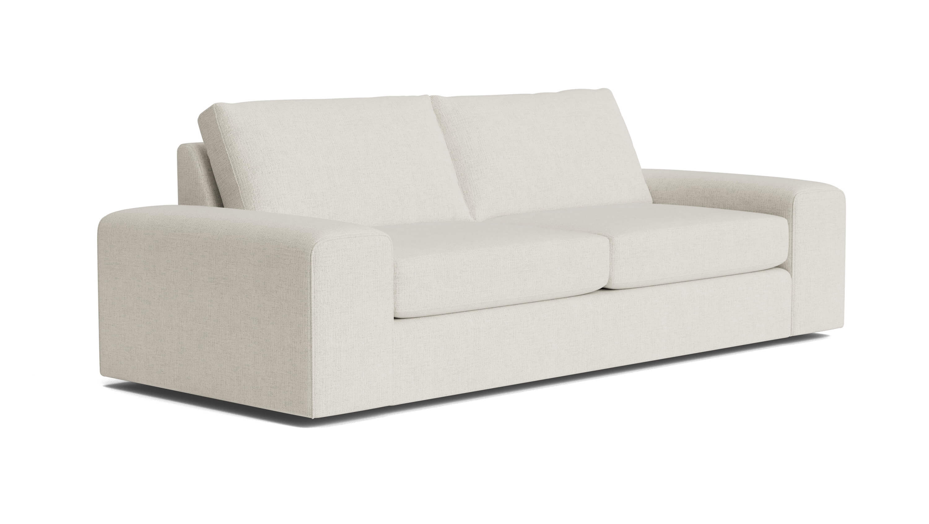 G: Blumen Sofa in Buckbrush Tweed Custard fabric