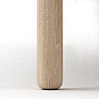 Cyl 7"H Maple Leg