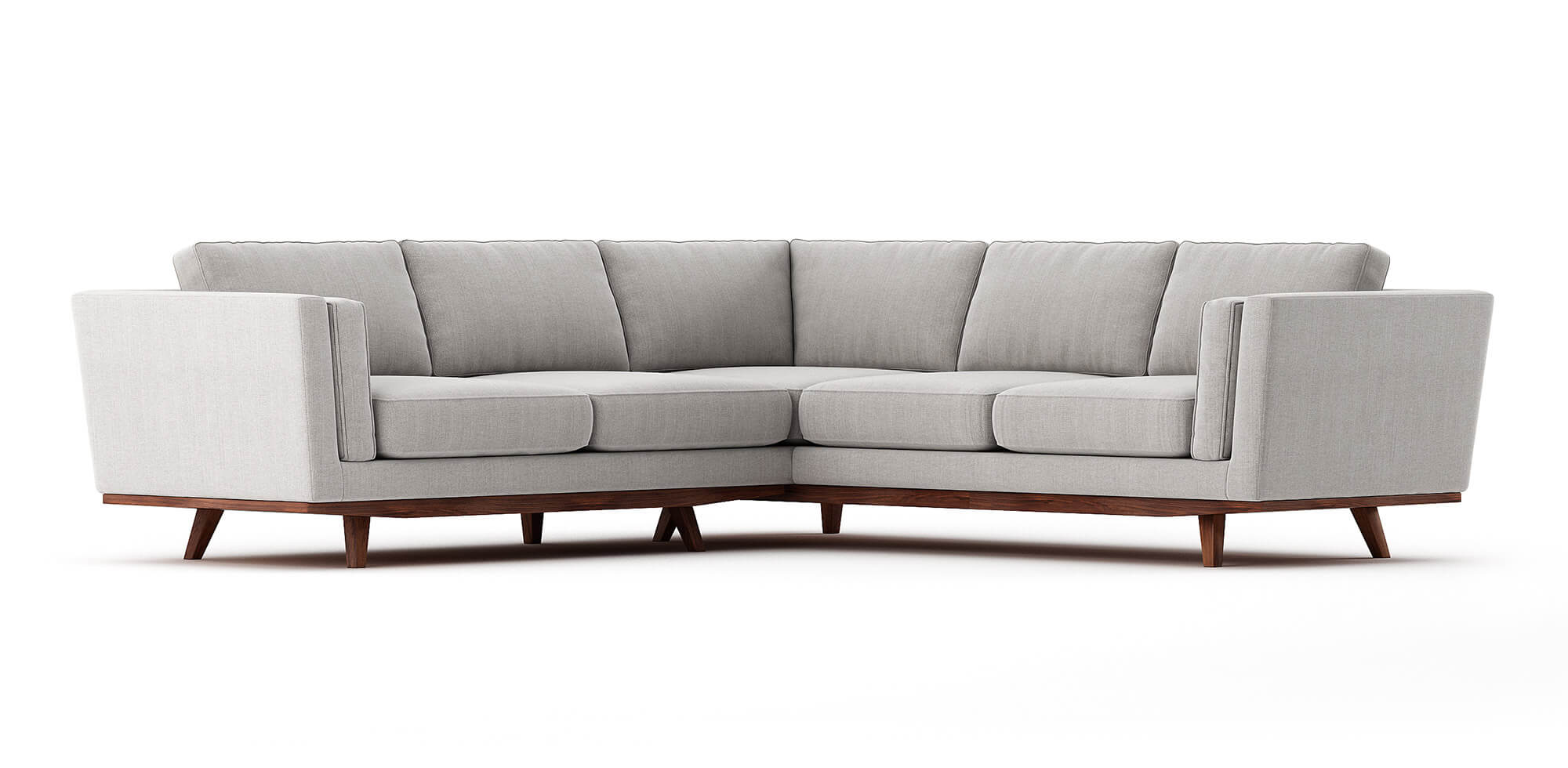 G: Shown in Linara Jicama fabric with walnut wood base