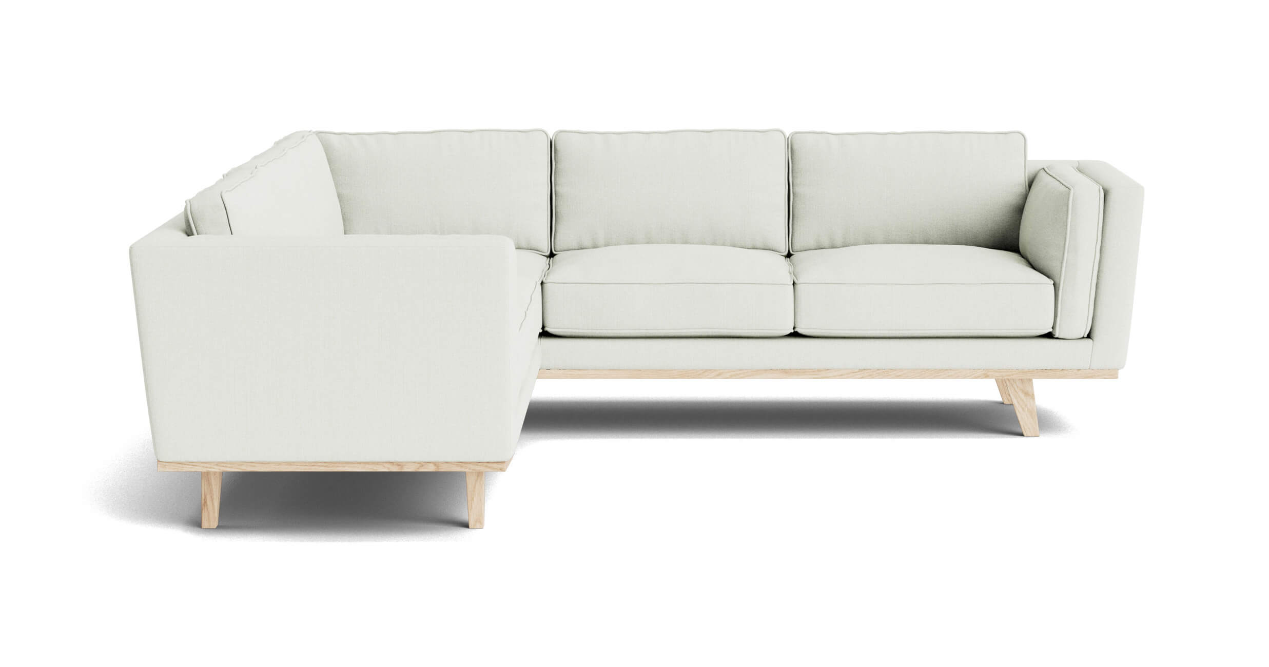 G: Kirnik Corner Sectional in Juneberry Porridge fabric