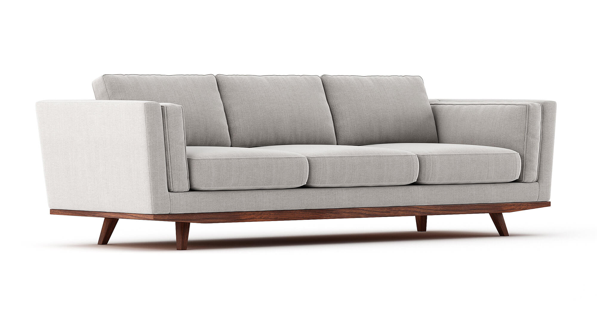G: Shown in Linara Jicama fabric and walnut base
