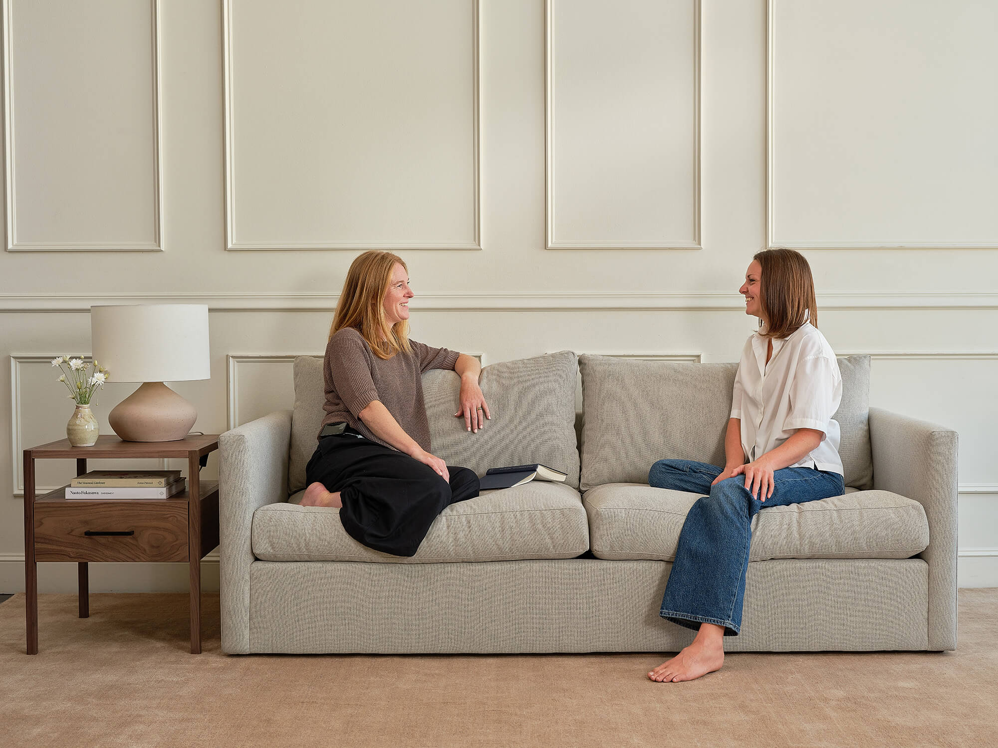 IRL: Franklin Sofa in Alpine Haze fabric