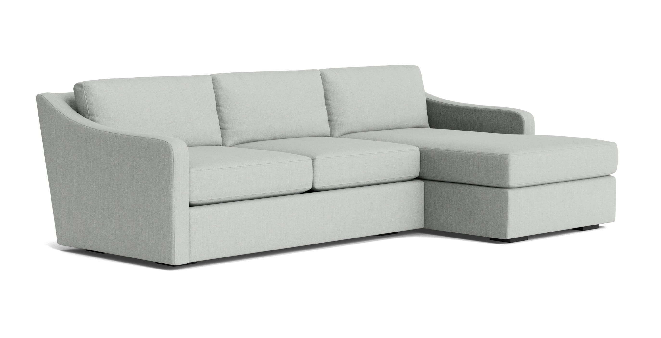 G: Meera Chaise Right Sectional in Juneberry Jicama fabric