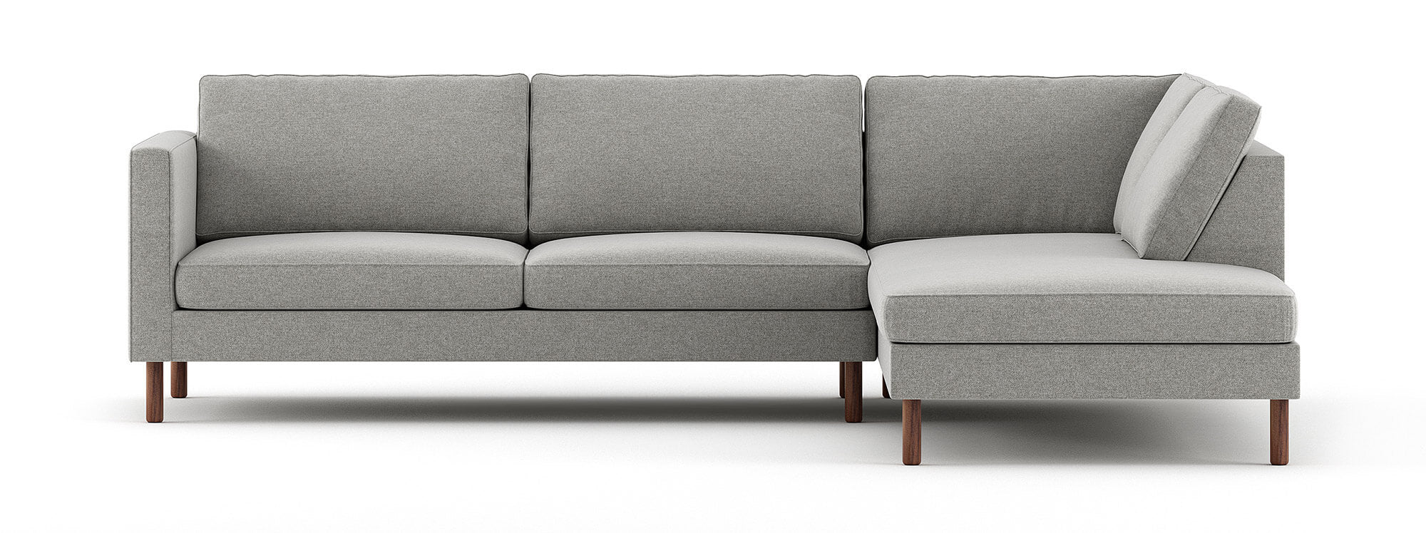 G: Shown in Mahonia Linen fabric and Cyl Cafe legs
