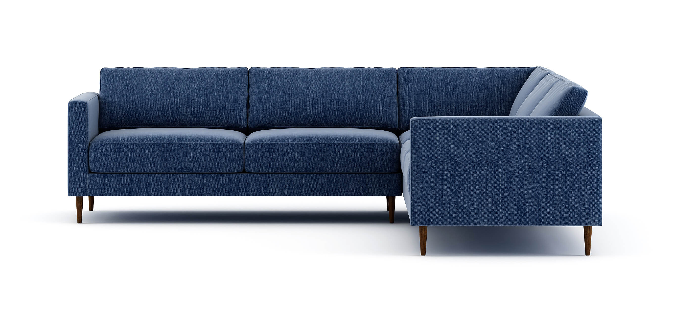 G: Mota Corner Sectional in Juneberry Ink fabric
