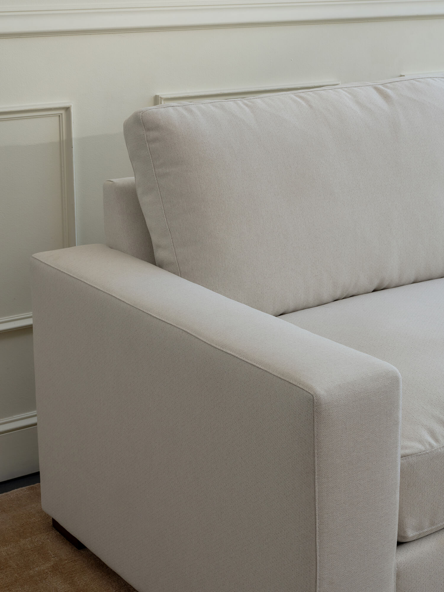 IRL: Rio Chair in Alpine Oyster fabric