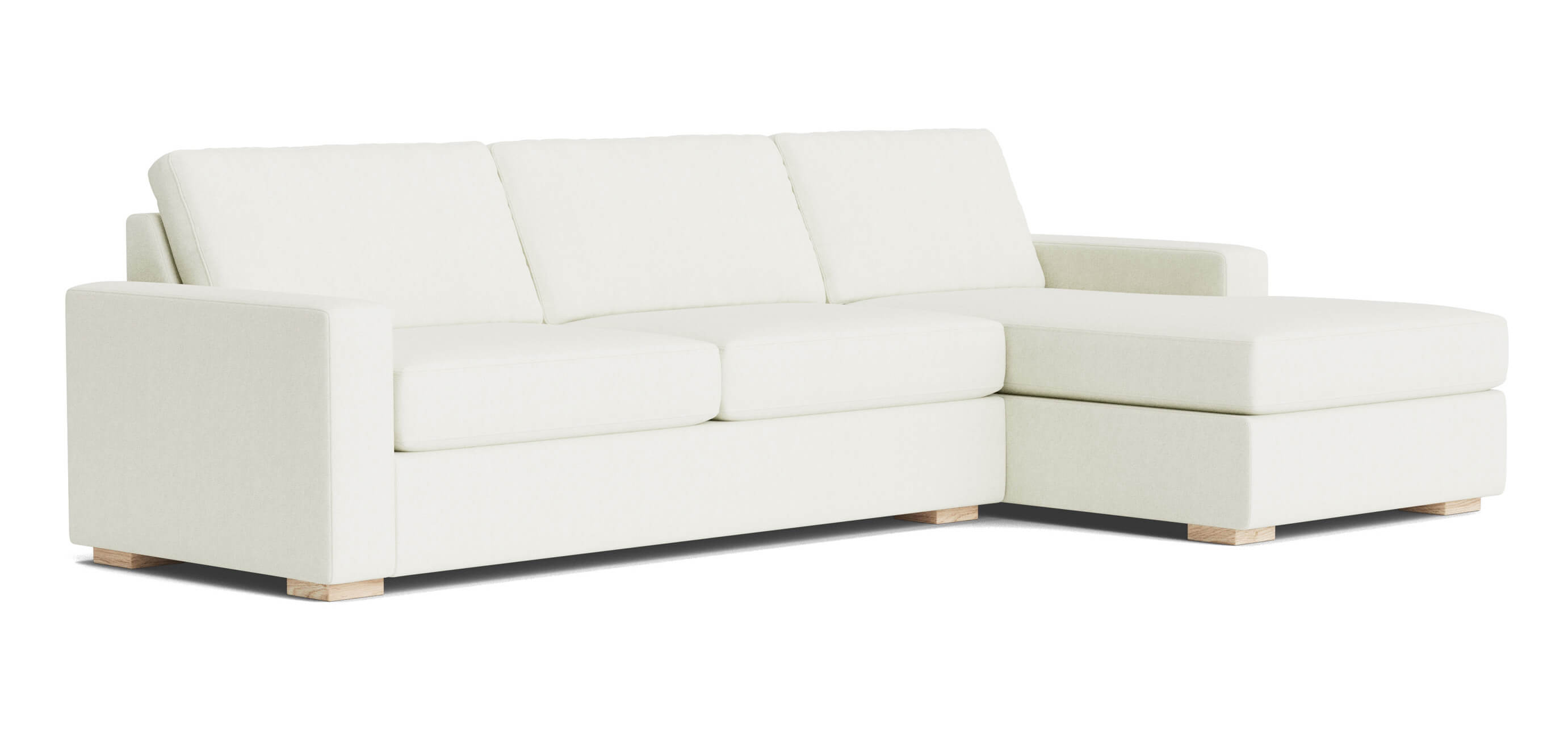 G: Rio Chaise Right Sleeper Sectional in Riverbed Magnolia fabric