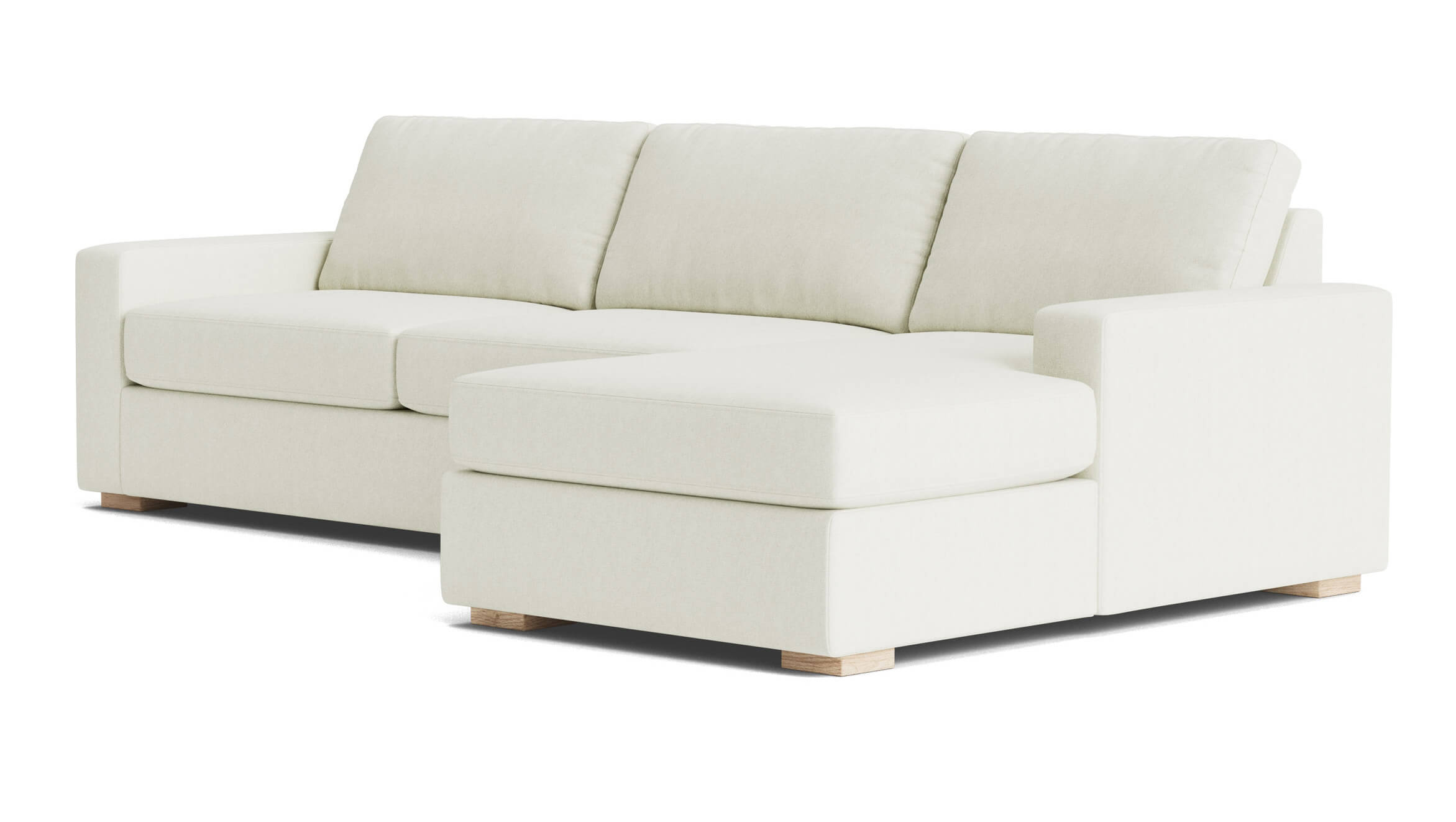 G: Rio Chaise Right Sleeper Sectional in Riverbed Magnolia fabric