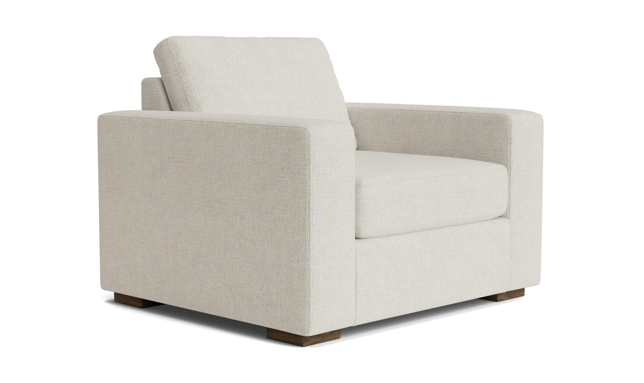G: Rio Plush Chair in Buckbrush Tweed Custard fabric