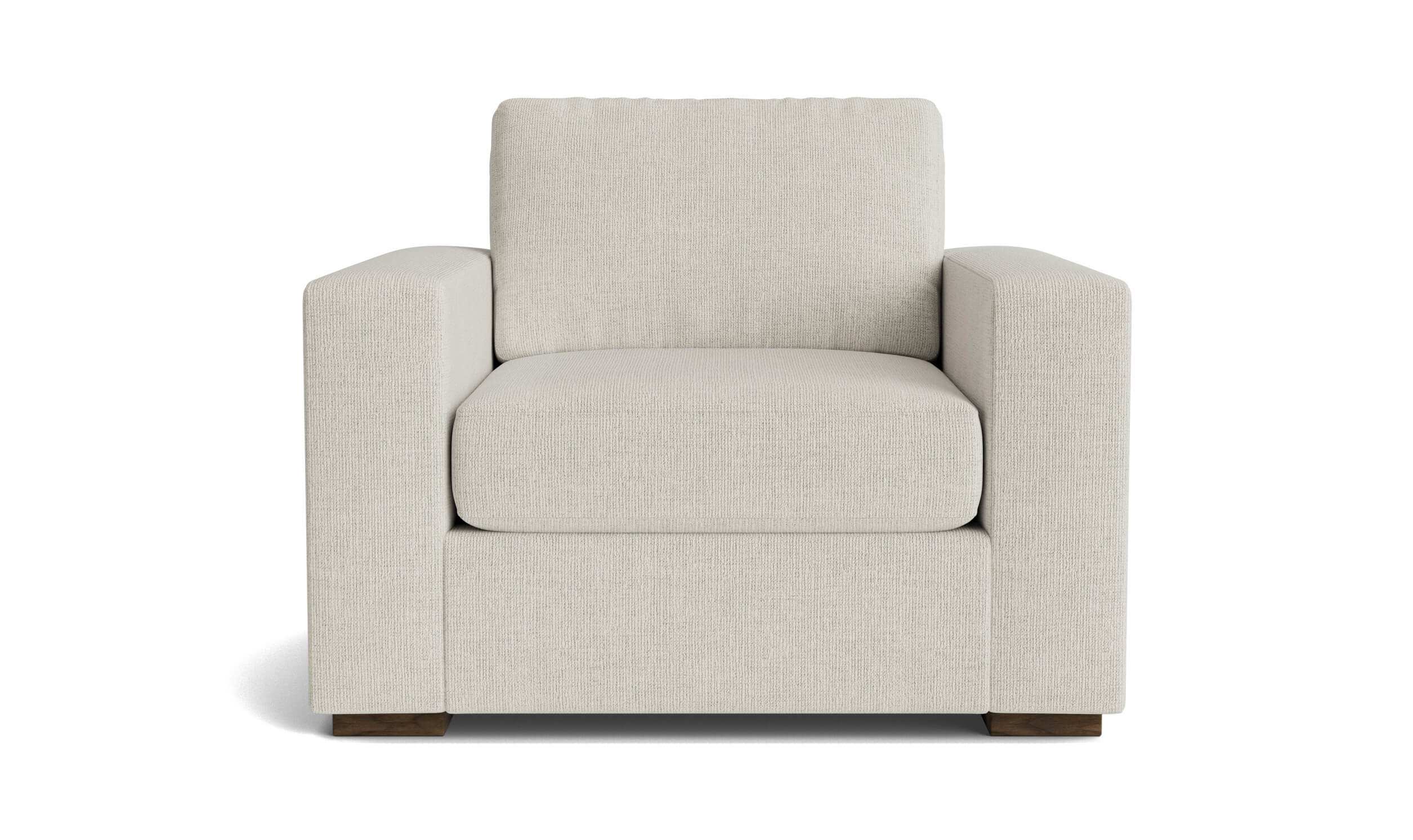 G: Rio Plush Chair in Buckbrush Tweed Custard fabric