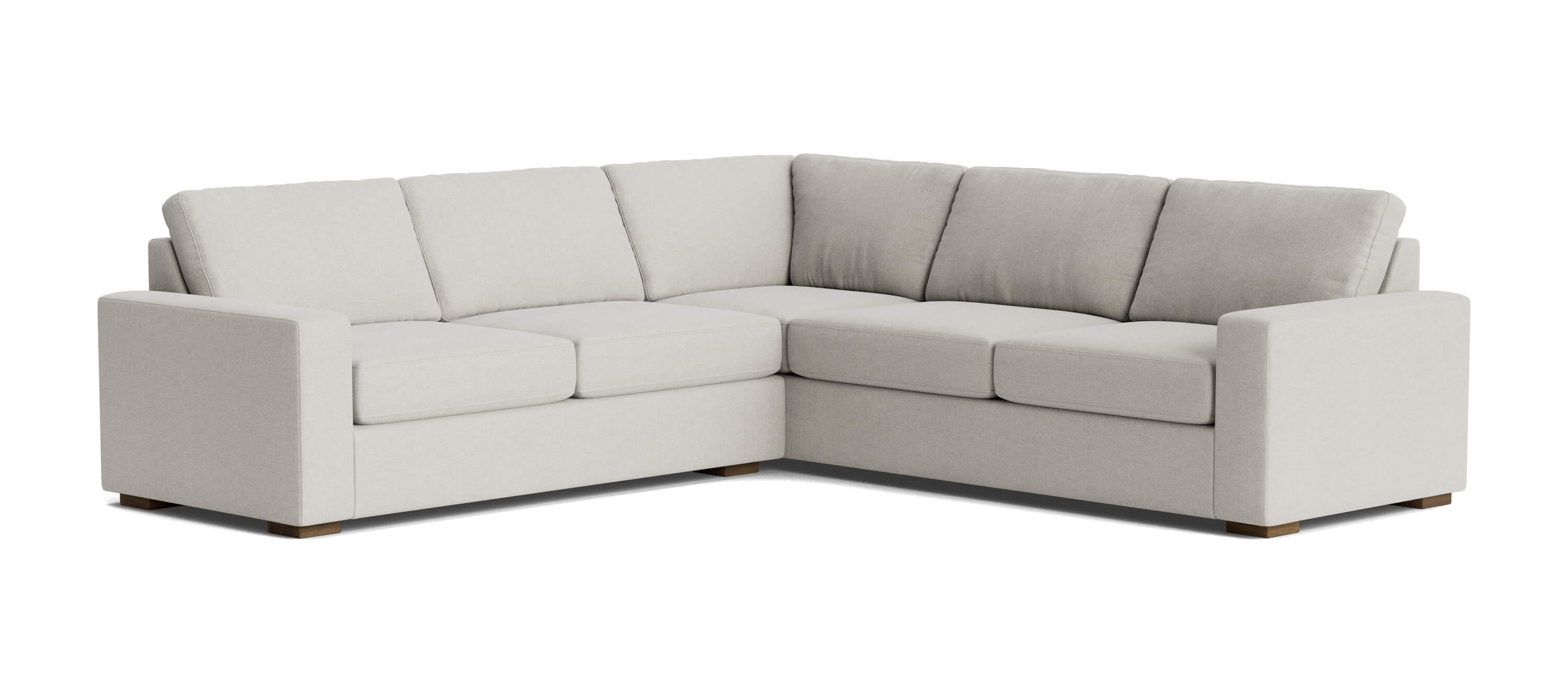 G: Rio Sleeper Corner Sectional in Stonecrop Linen Natural fabric