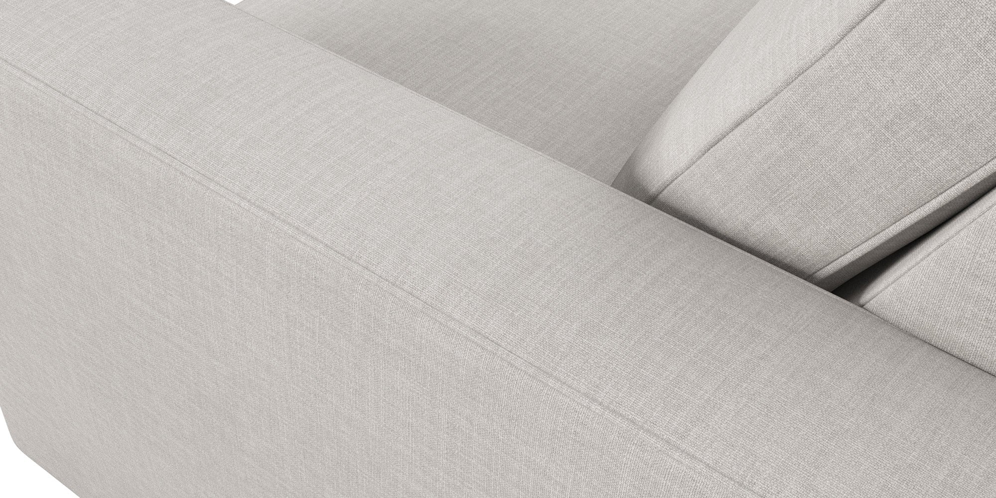 G: Rio Sectional, shown here in Texture Haze fabric and Dave Cafe legs.