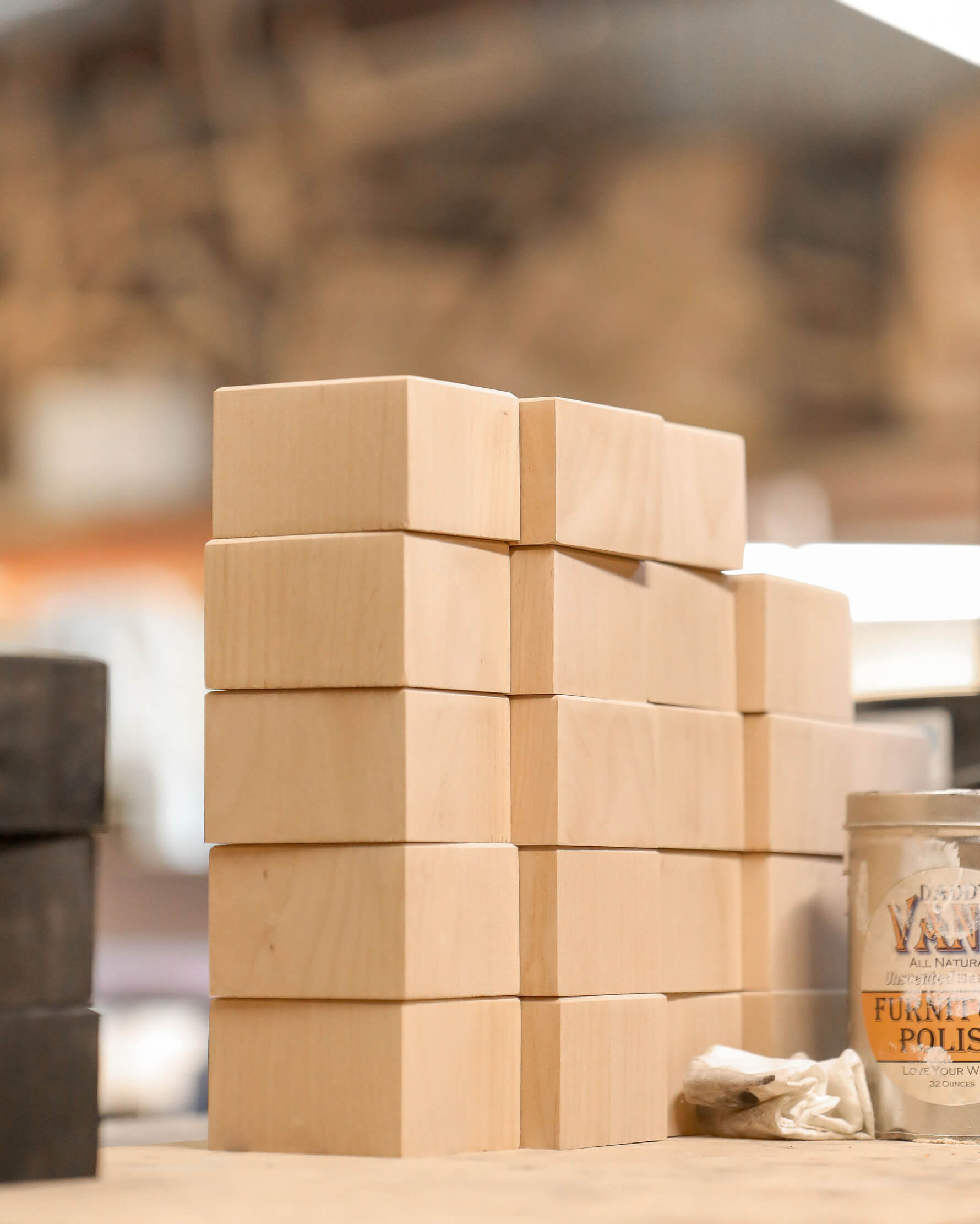 wood blocks