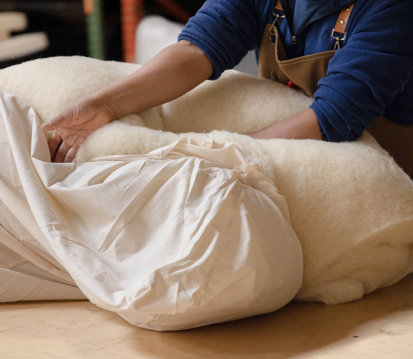 Wool roll
