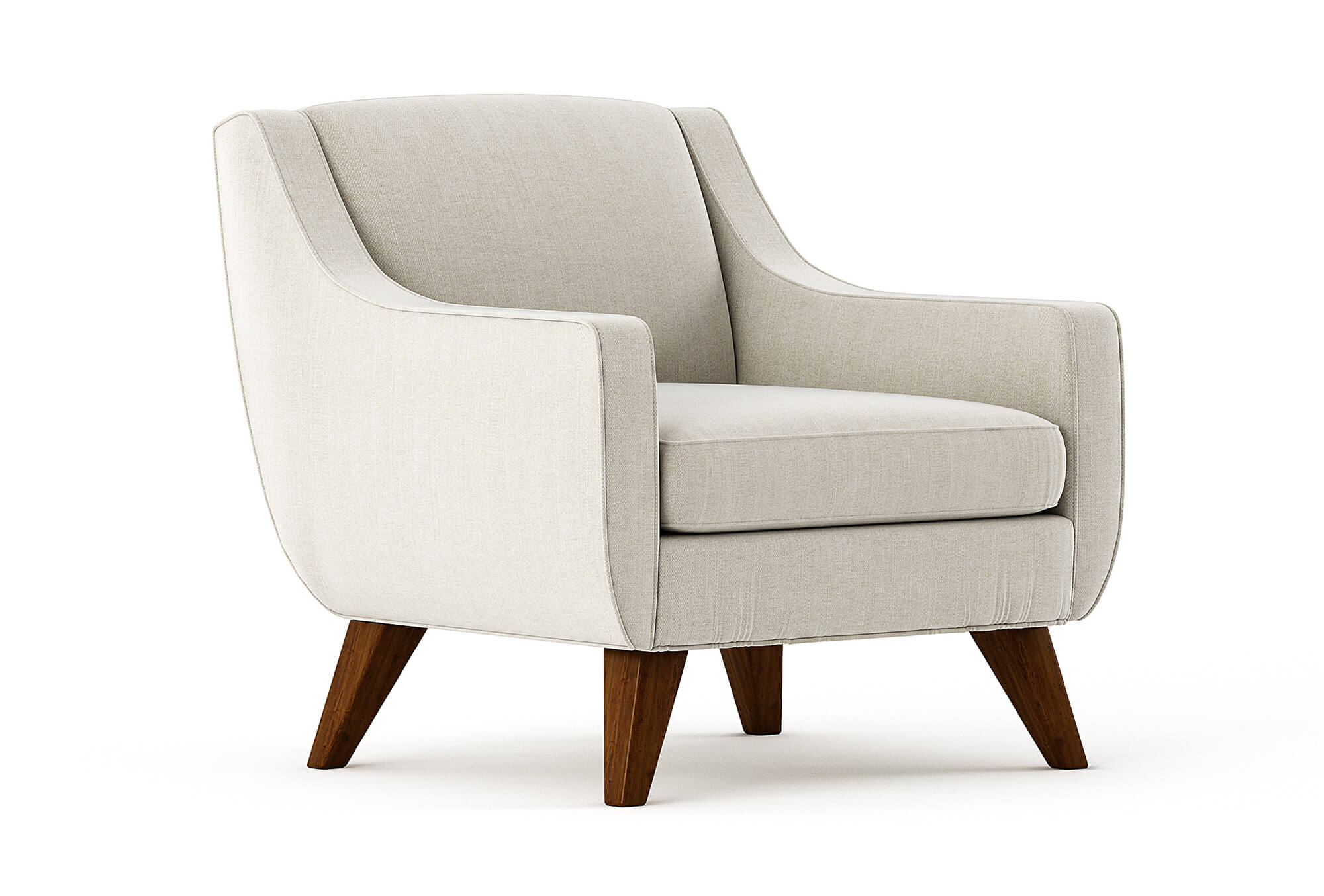 G: Shown in Juneberry Porridge fabric and Zavis Cafe legs