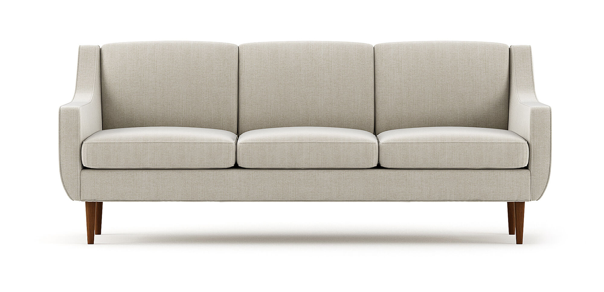 G: Shown in Linara Porridge fabric and Thom Cafe legs