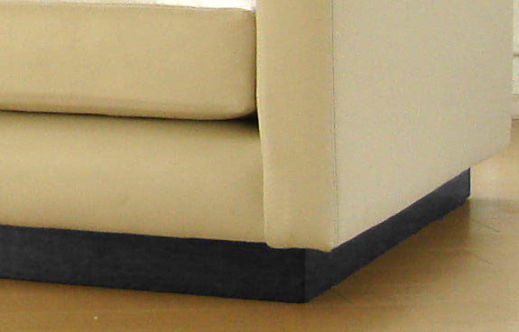 Wood Base 3"H Ebony Black Leg