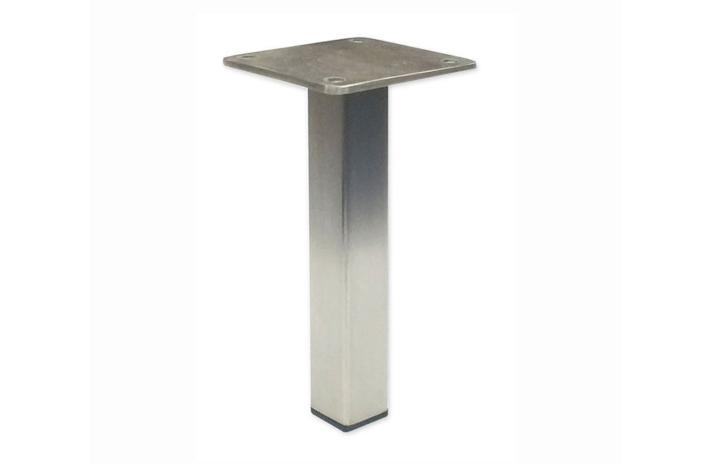Center Post 6"H Brushed Steel Leg