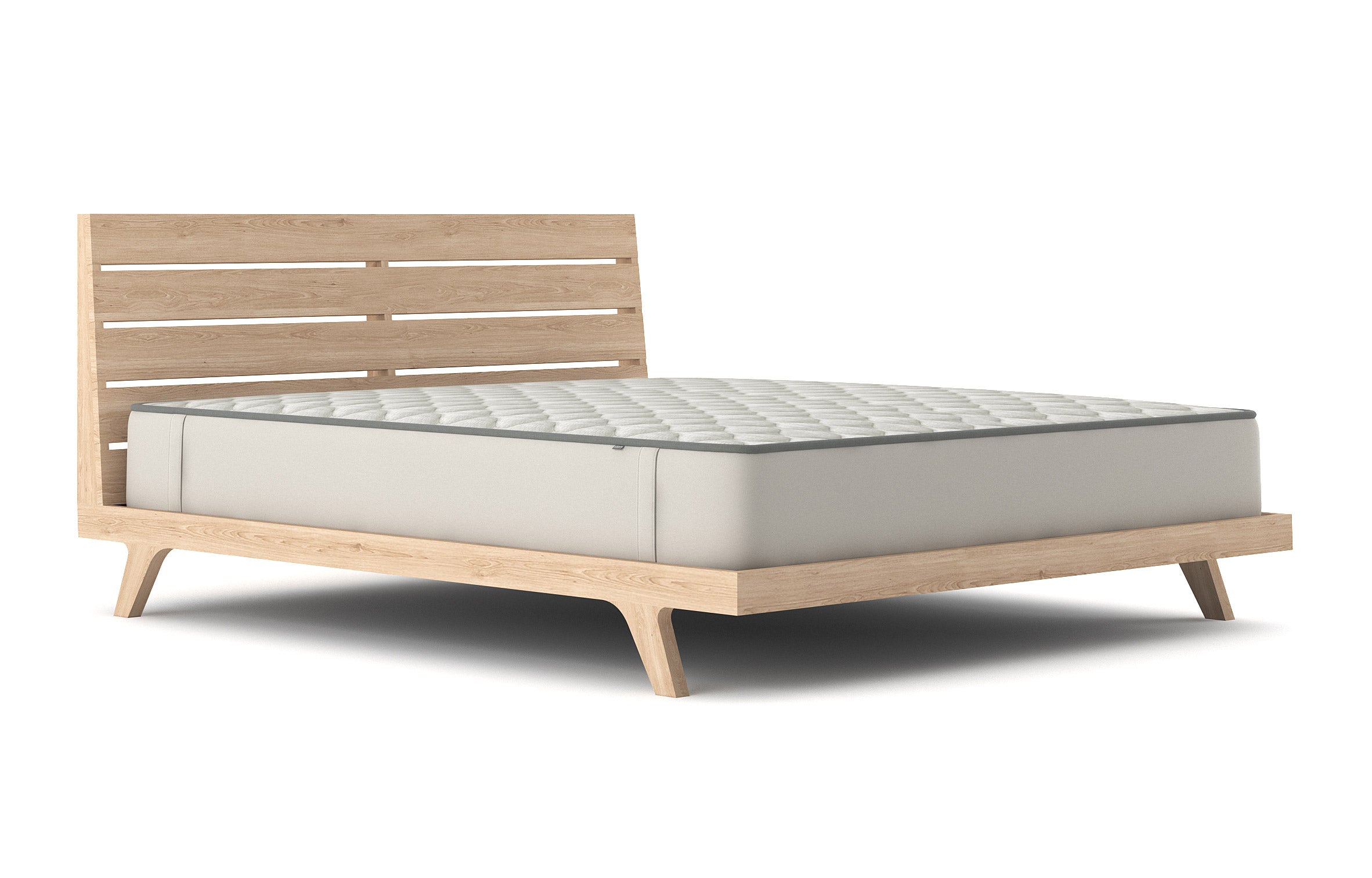 Palder Bed in Cal King Maple with mattress