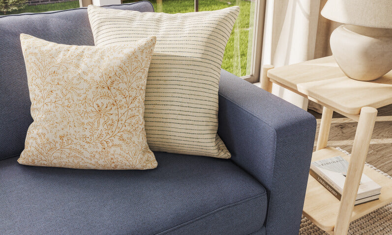 IRL: Shown in Alpine French Blue fabric