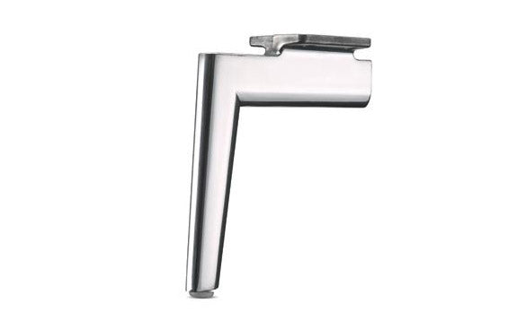 Hanging Corner Post 6"H Polished Aluminum Leg