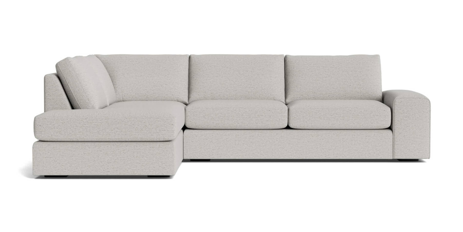 Blumen Bumper Sectional with Natural Latex Cushions