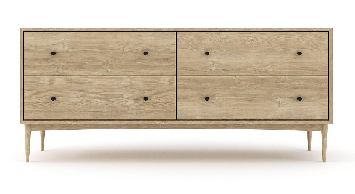 cut out dress Sikaic 7 Drawer Tall Dresser, Vertical Storage Chest of Drawers for Bedroom, Modern Furniture, White
