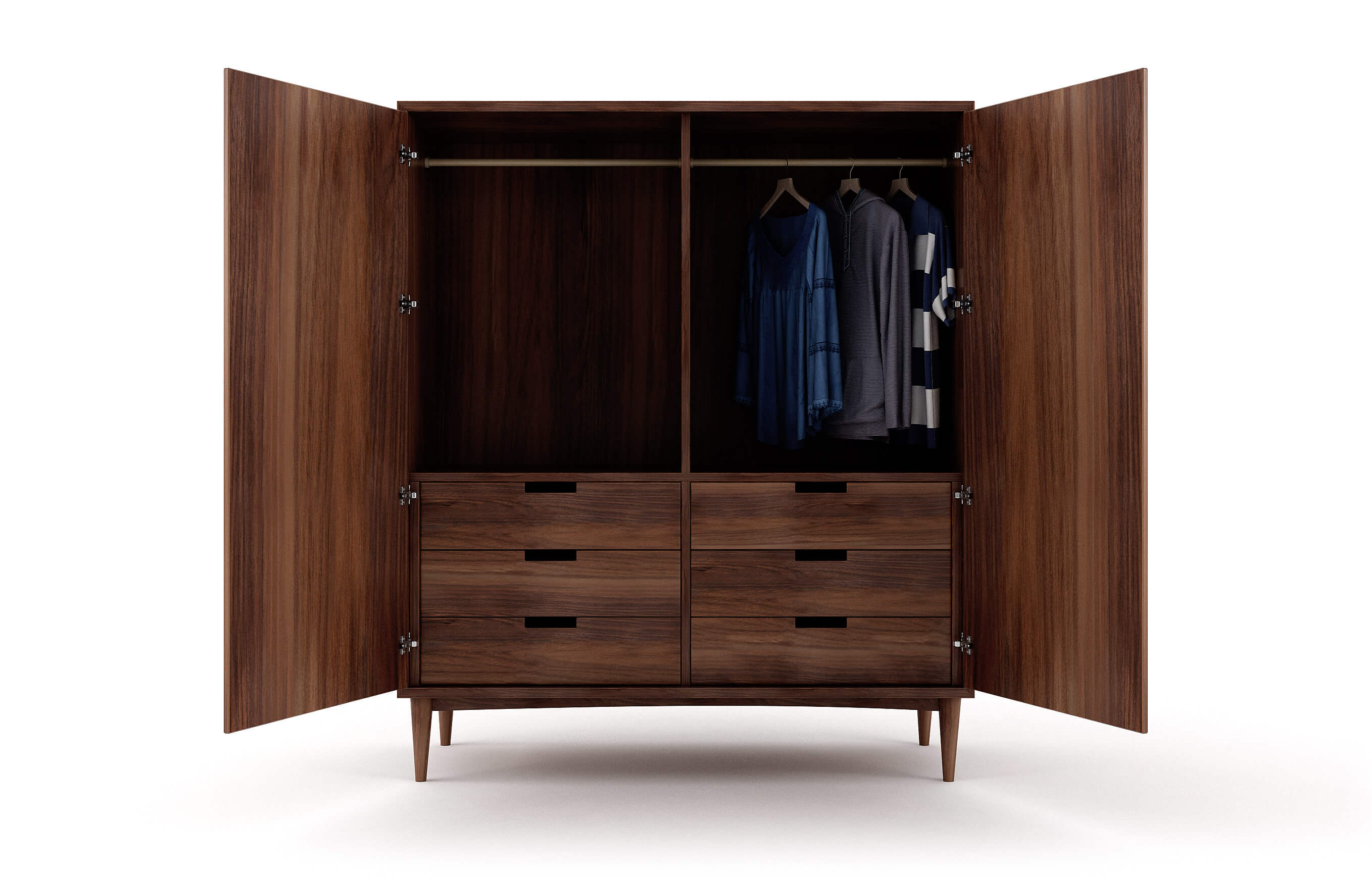 G: Atten Armoire shown in Walnut