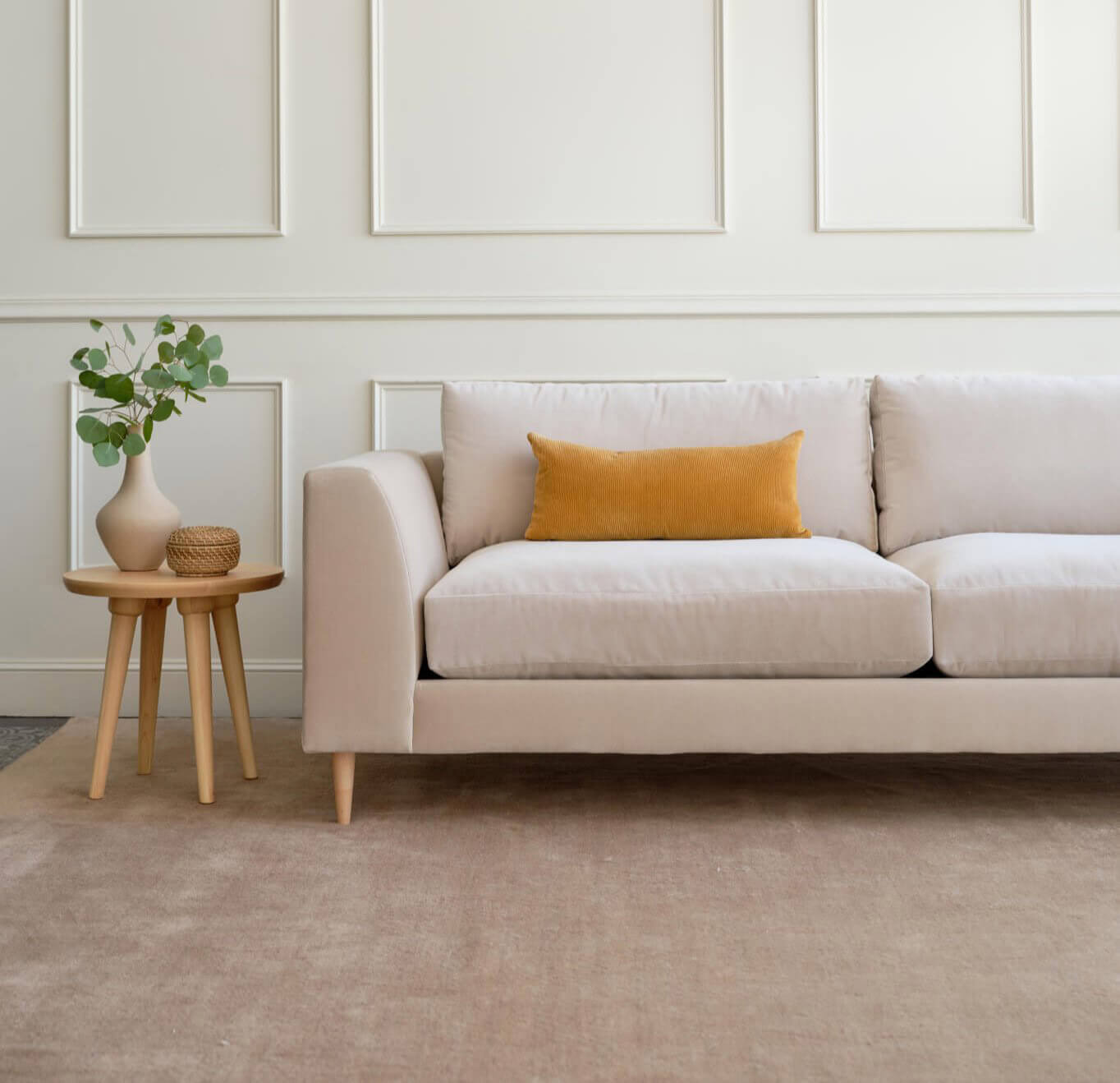 IRL: Dekayess Sofa in Osier Driftwood fabric