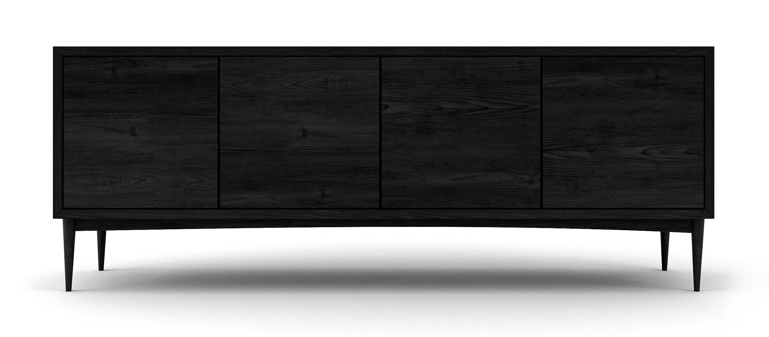 G: Shown in Black Stained White Oak