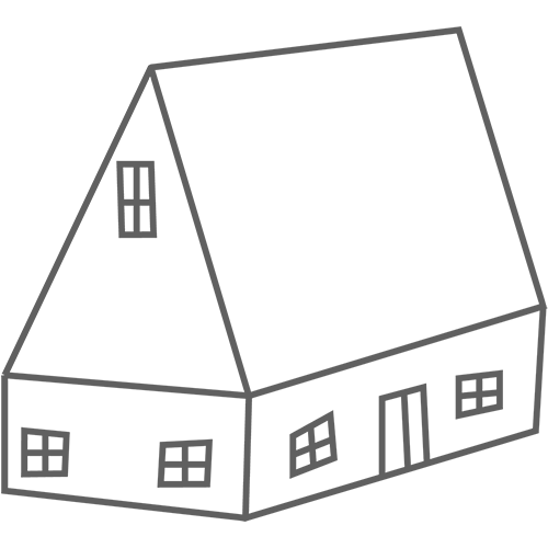 Hand drawn icon of a house