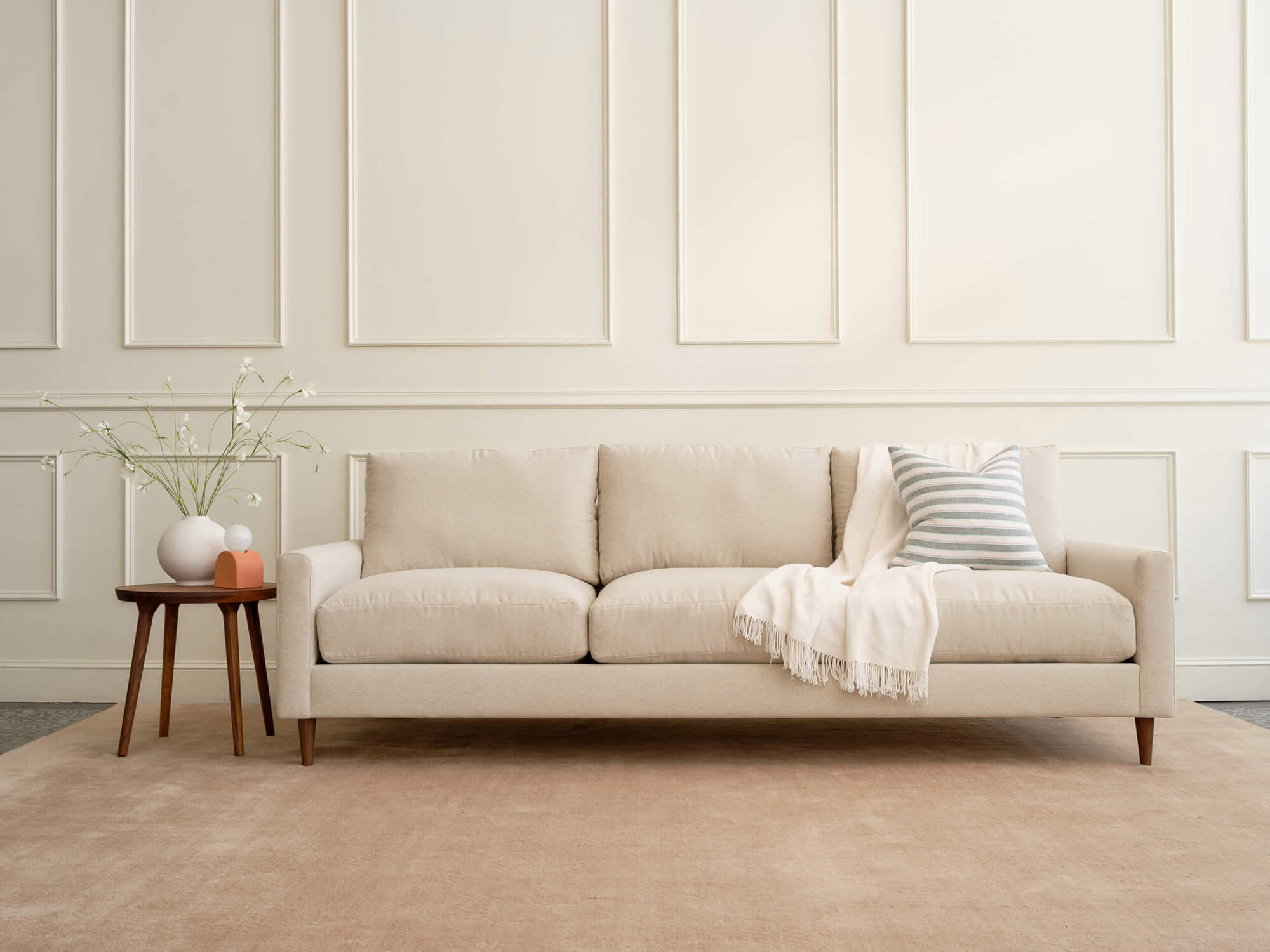 IRL: Lala 91" Sofa in Mahonia Sand