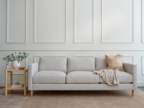 IRL: Mota Sofa in Larkspur Hemp fabric