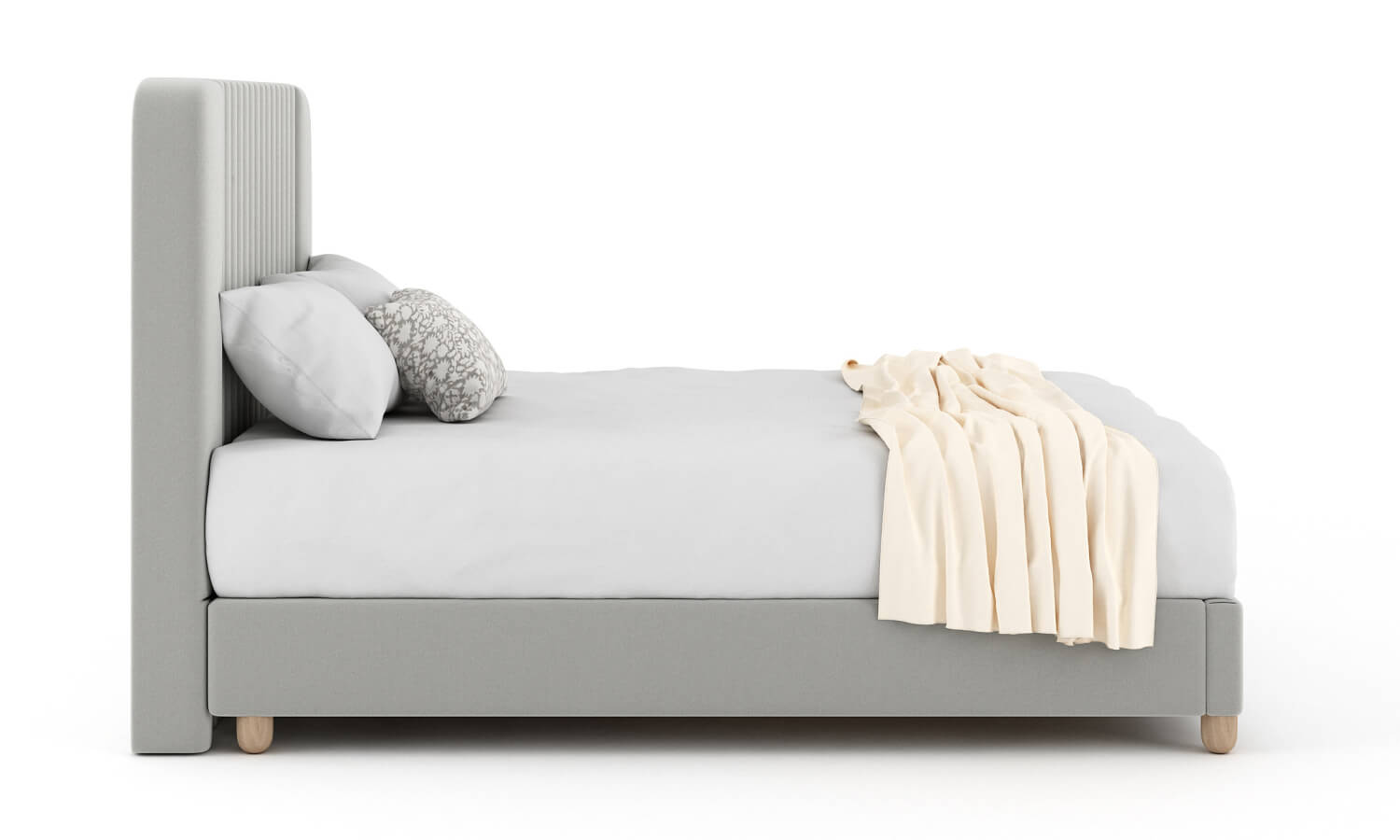 G: Pippen Bed in Smart Smoke fabric