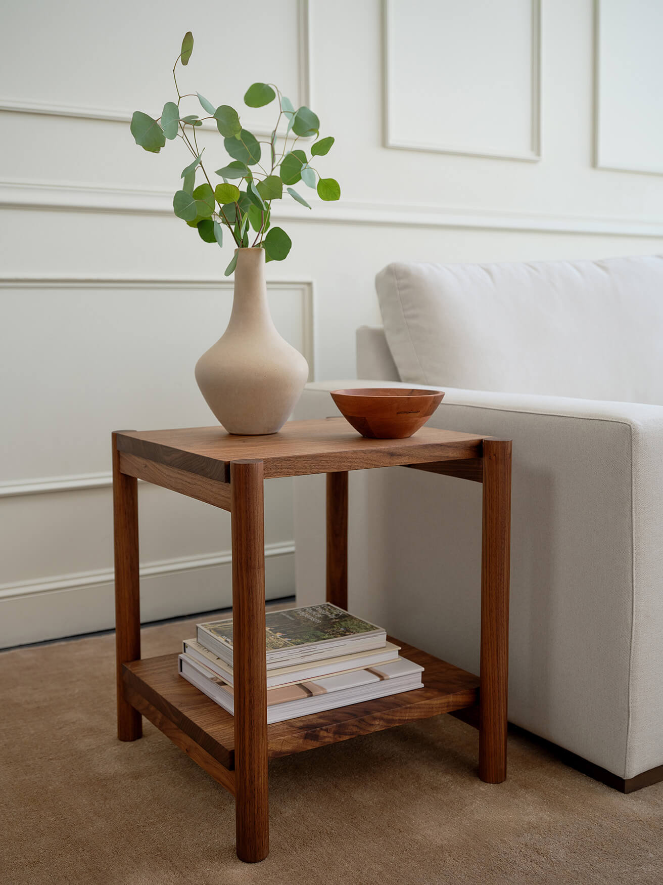 IRL: Iris Side Table in Walnut