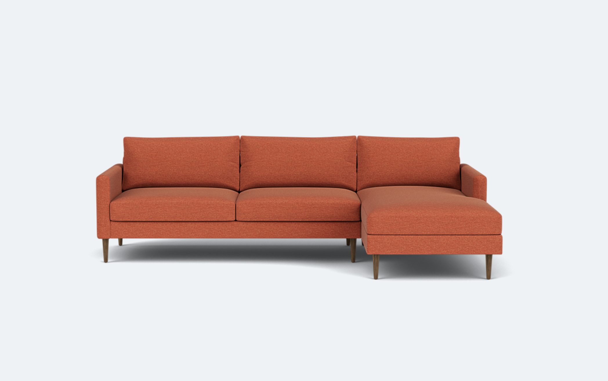 Lala Chaise Sectional in Double Down